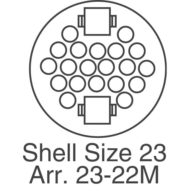 206613-3 TE Connectivity AMP Connectors  Alloggiamenti per connettori circolari